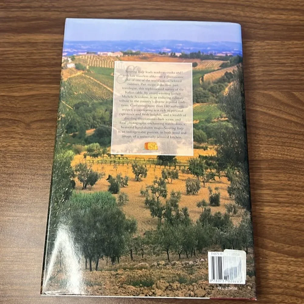 Williams-Sonoma Savoring Italy Cookbook / Coffee Table Book